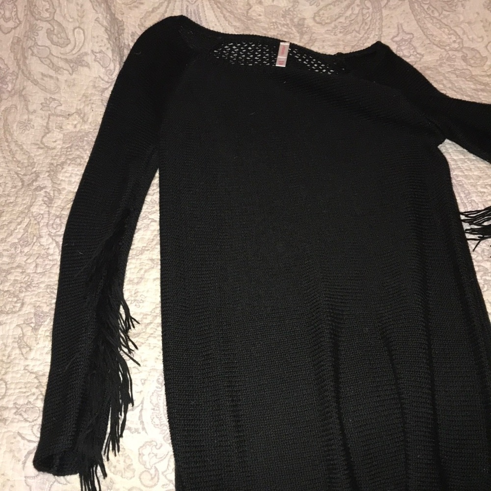Fringed sweater